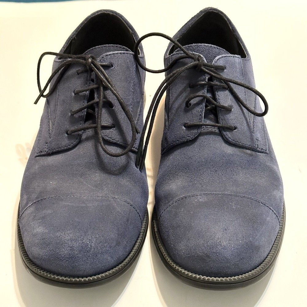 Camper Shoes US Mens Size 8 Oxford Derby Navy Blue Suede Leather Lace Up EU 41 - Picture 14 of 14